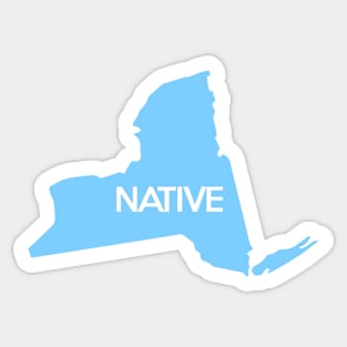 New York Native NY Pride NYC City Blue Sticker